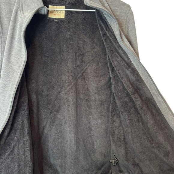 Marvin Richards grey mock neck full zip up jacket size S - Picture 5 of 9